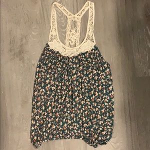 Floral tank top